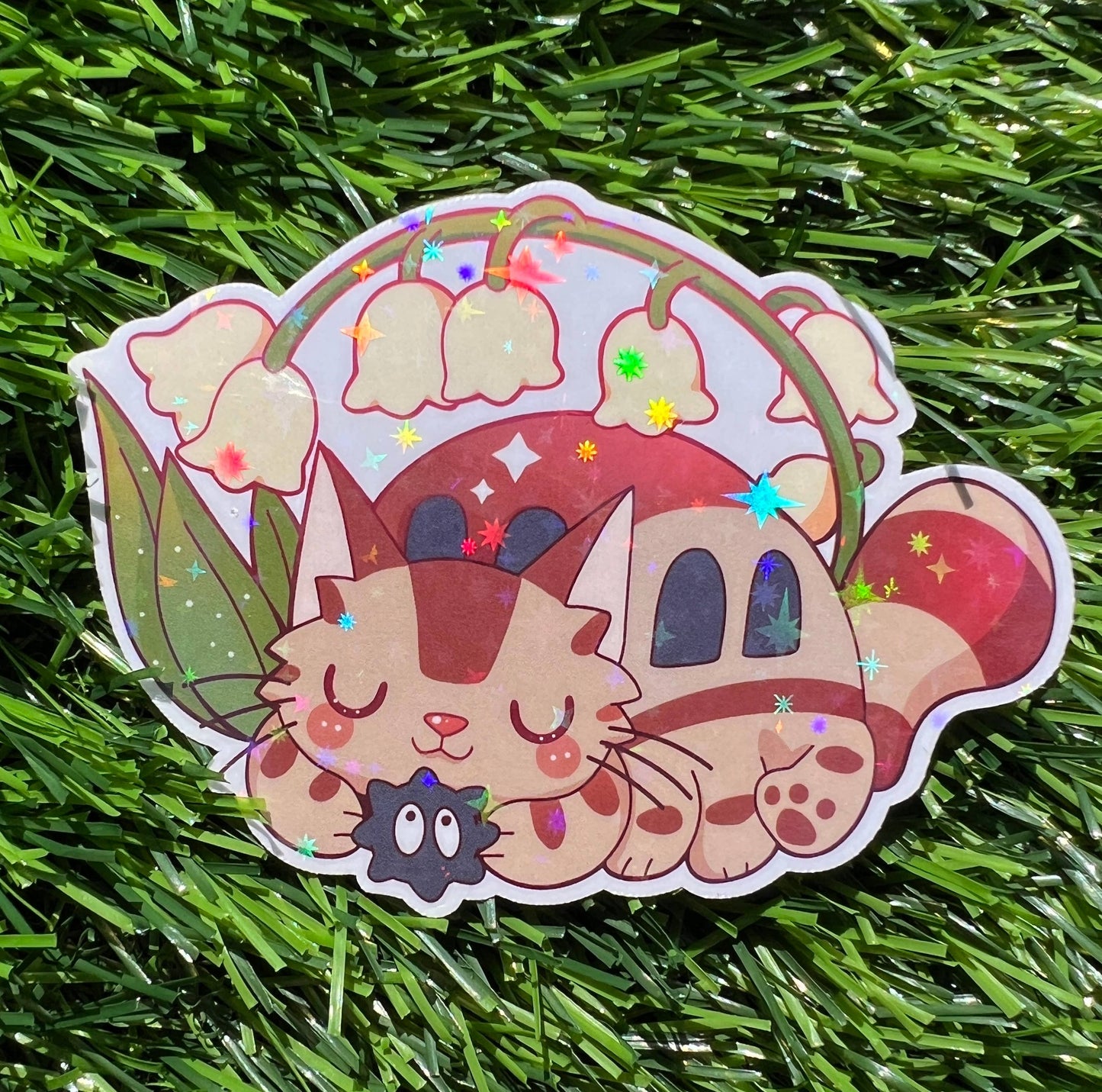 Mothers Of Orion - Spring Ghibli Sticker Cat Bus