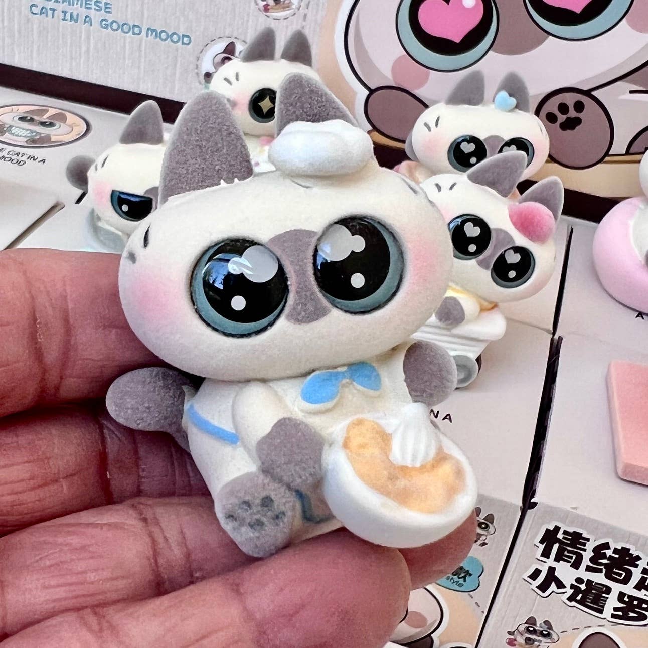 Big Eyed Cat Figurine Blind Box