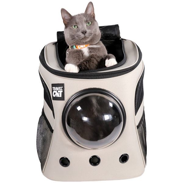 "The Fat Cat" Cat Backpack in Cloud - For Larger Cats