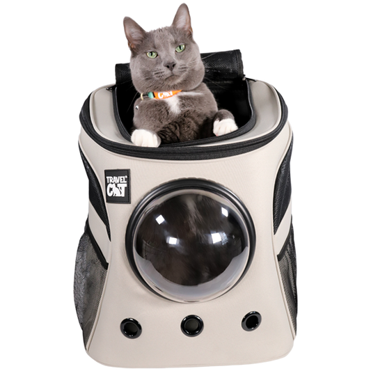 "The Fat Cat" Cat Backpack in Cloud - For Larger Cats