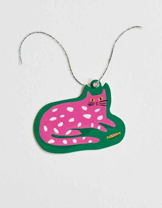 Spotted Cat Diecut Gift Tags