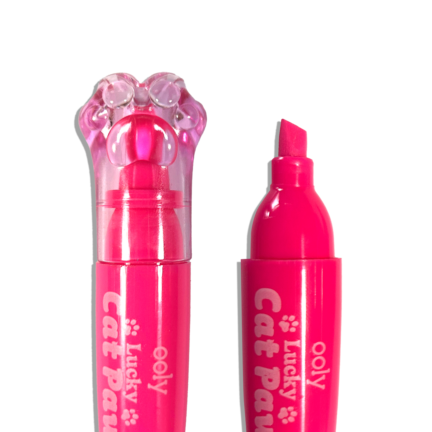 OOLY - Lucky Cat Paw: Neon Highlighters - Berry Scent (Set of 6)