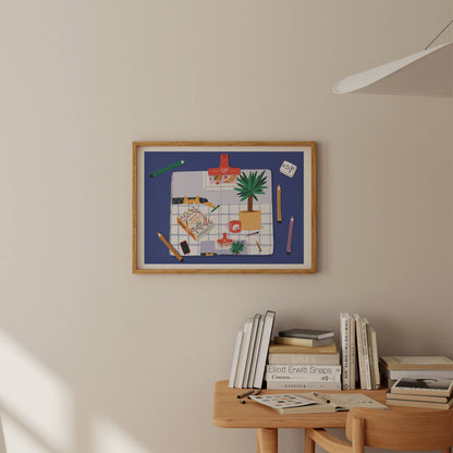 Still Life With Cat – A4 Heavyweight Art Print