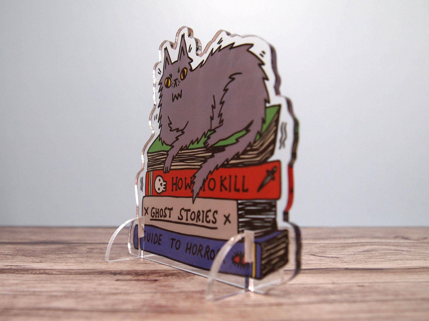 Spooky Cat Acrylic Desk Pet Standee Ornament