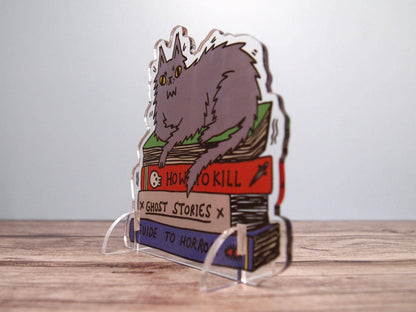 Spooky Cat Acrylic Desk Pet Standee Ornament