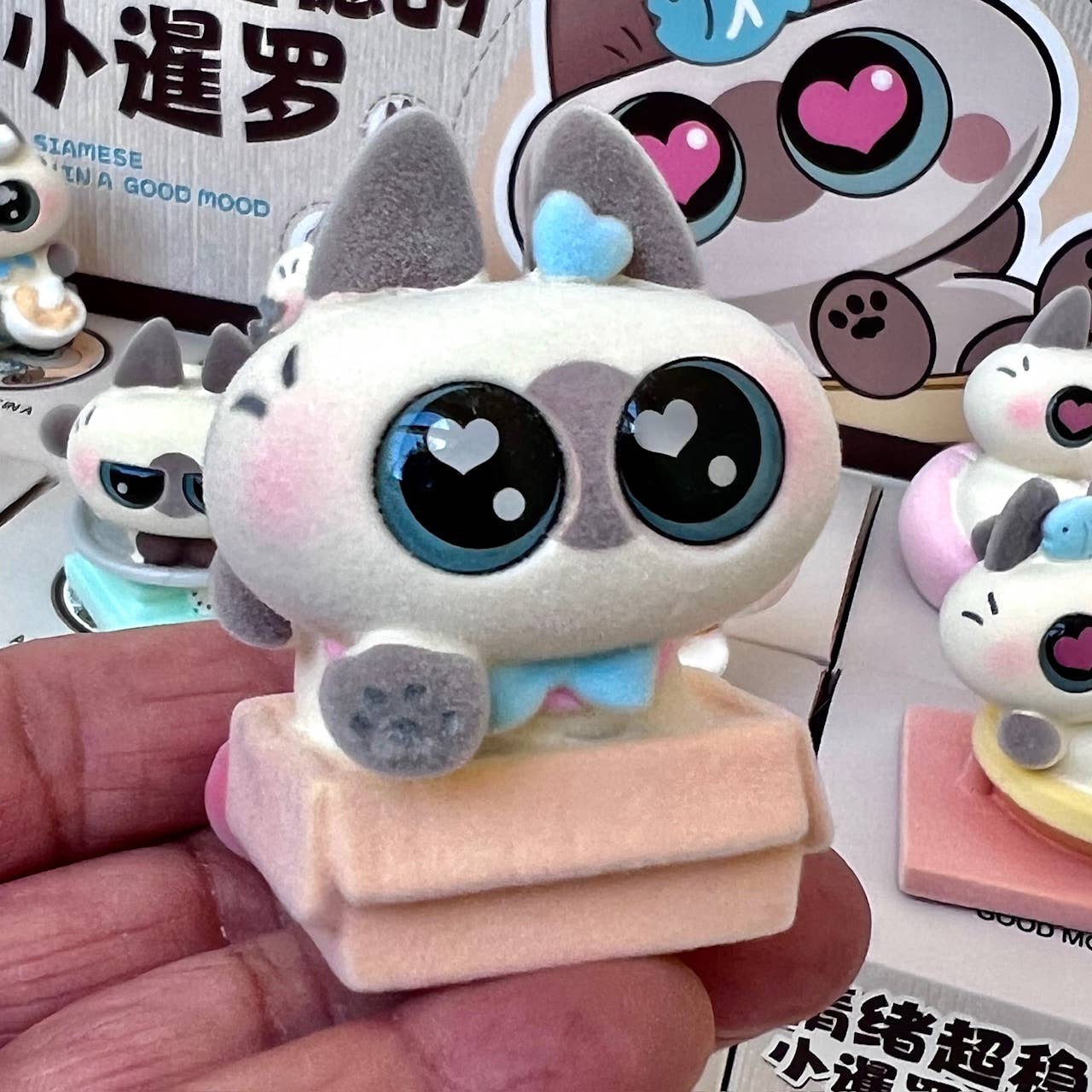 Big Eyed Cat Figurine Blind Box
