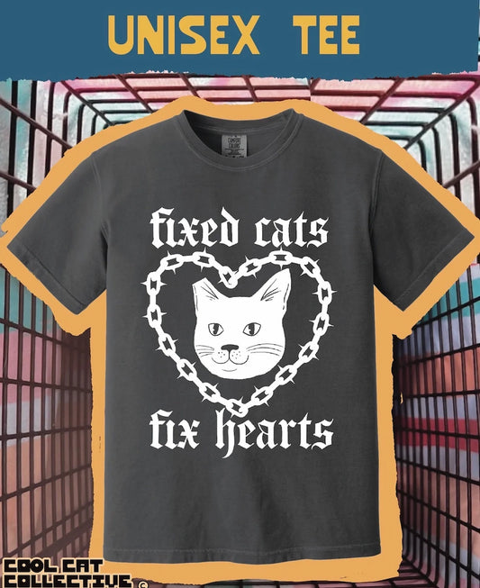 Fixed Cats, Fix Hearts t-shirt